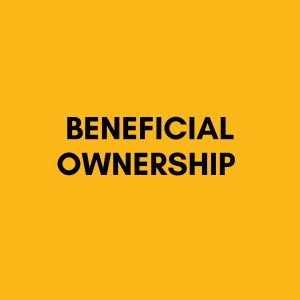 Beneficial Ownership Filing
