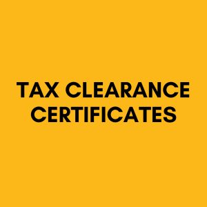 Tax Clearance Certificate