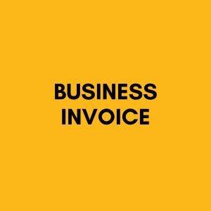 Business Invoice